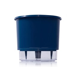 Vaso Autoirrigável Médio - Azul Escuro - 15cm x 16cm