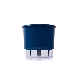 Vaso Autoirrigável Pequeno - Azul Escuro - 11cm x 12cm